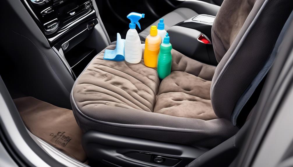choosing the best car seat cleaning method
