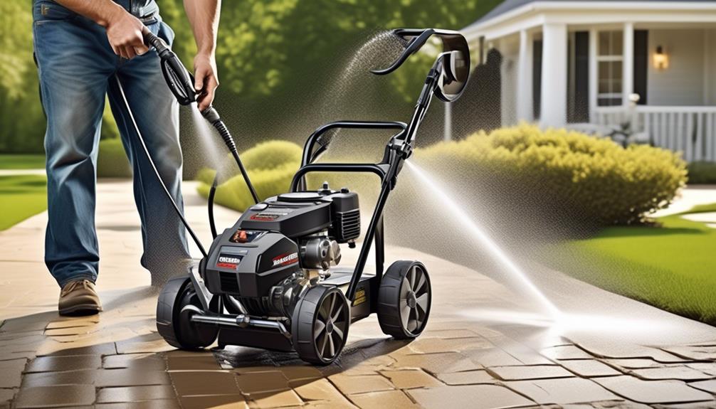 choosing the best pressure washer for driveway