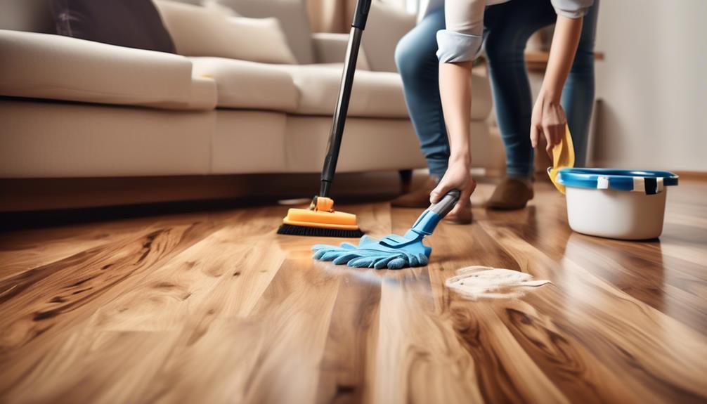 choosing the best wood floor cleaning method