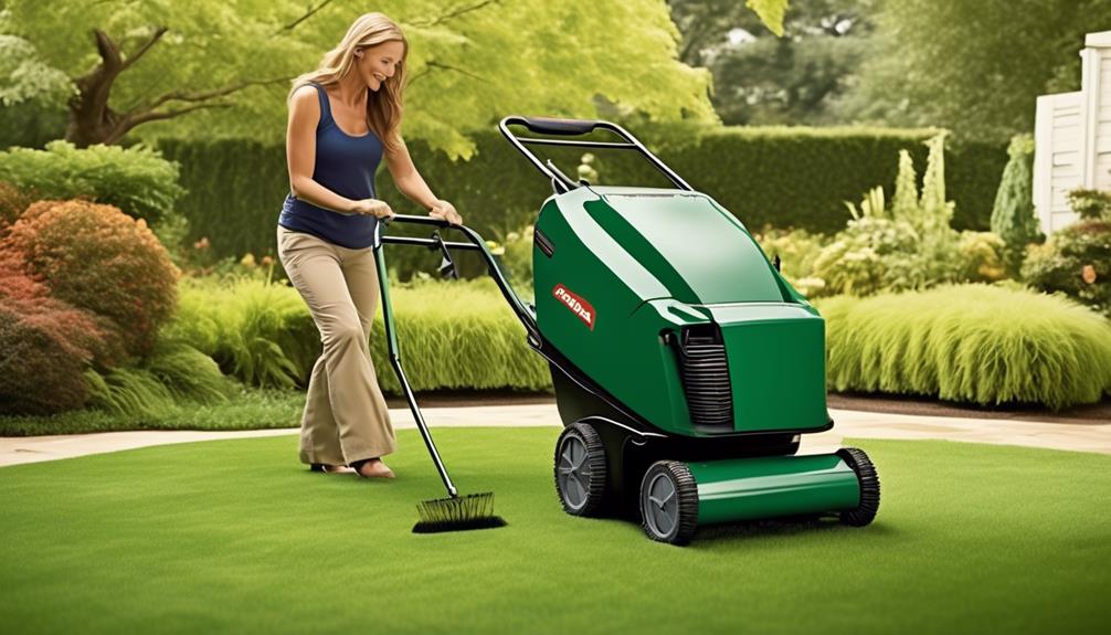 choosing the right lawn sweeper