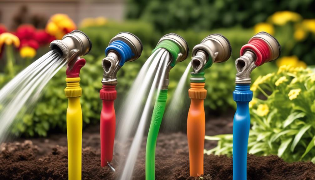 choosing water hose nozzle