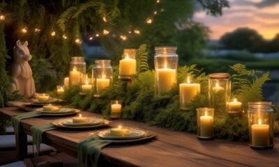 citronella candles for bug control