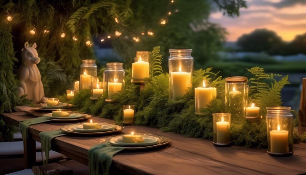 citronella candles for bug control