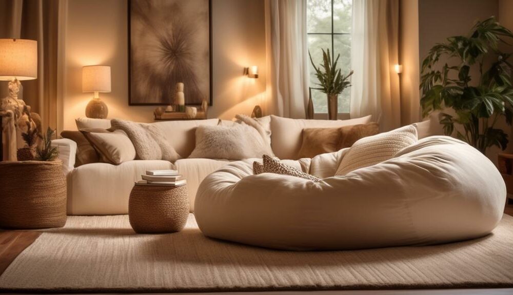 cozy up with beanbags