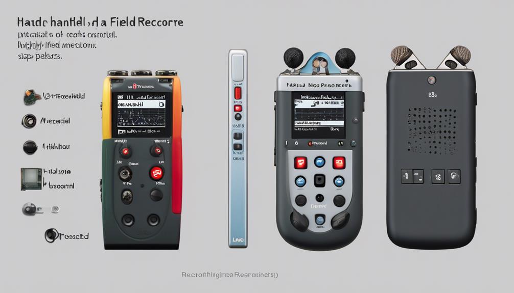differentiating field and handheld recorders