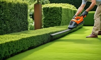 effortless yard maintenance made easy with cordless hedge trimmers