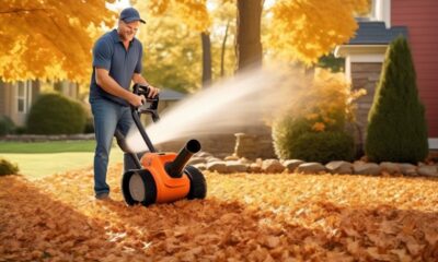 effortless yard maintenance made easy with top battery powered blowers