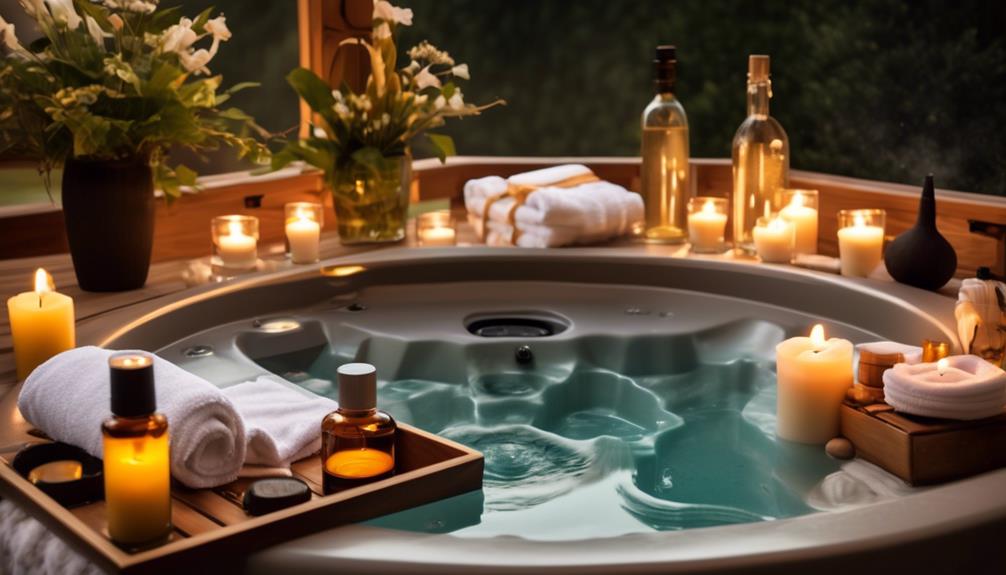 enhance hot tub relaxation