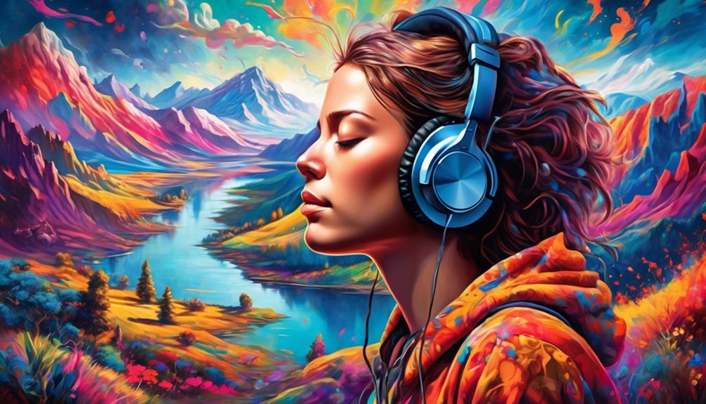 immersive musical journey through headphones
