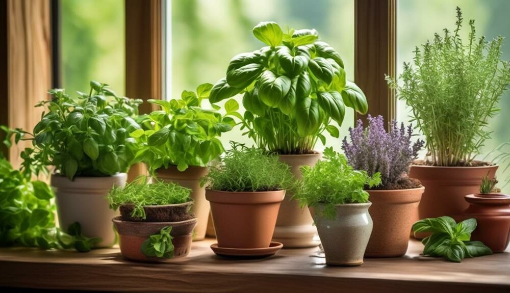 indoor herb garden for year round freshness