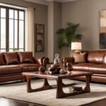 luxurious leather sofas elevate