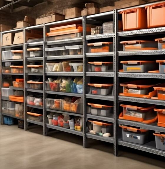 maximize basement storage space