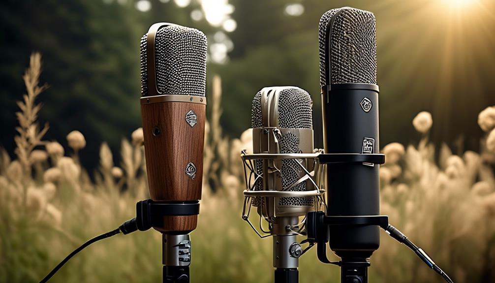 microphone options for field recording