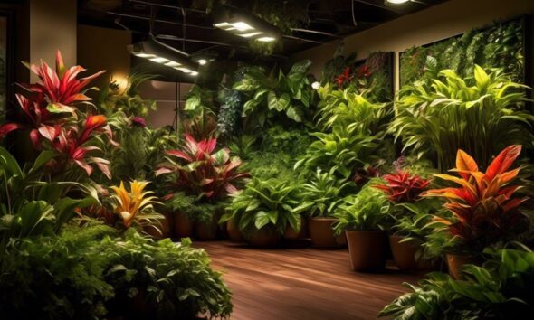 optimal lighting for indoor plants