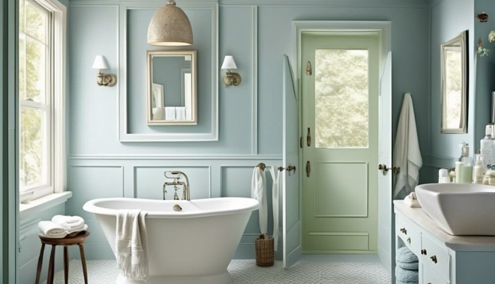 optimal paint colors for small bathrooms