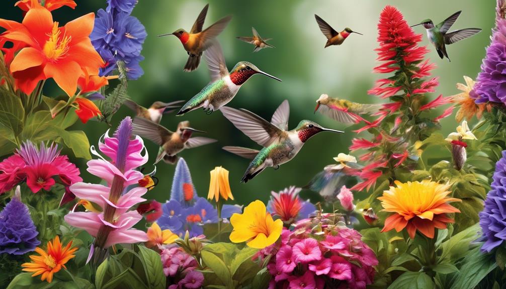 plant selection for hummingbirds