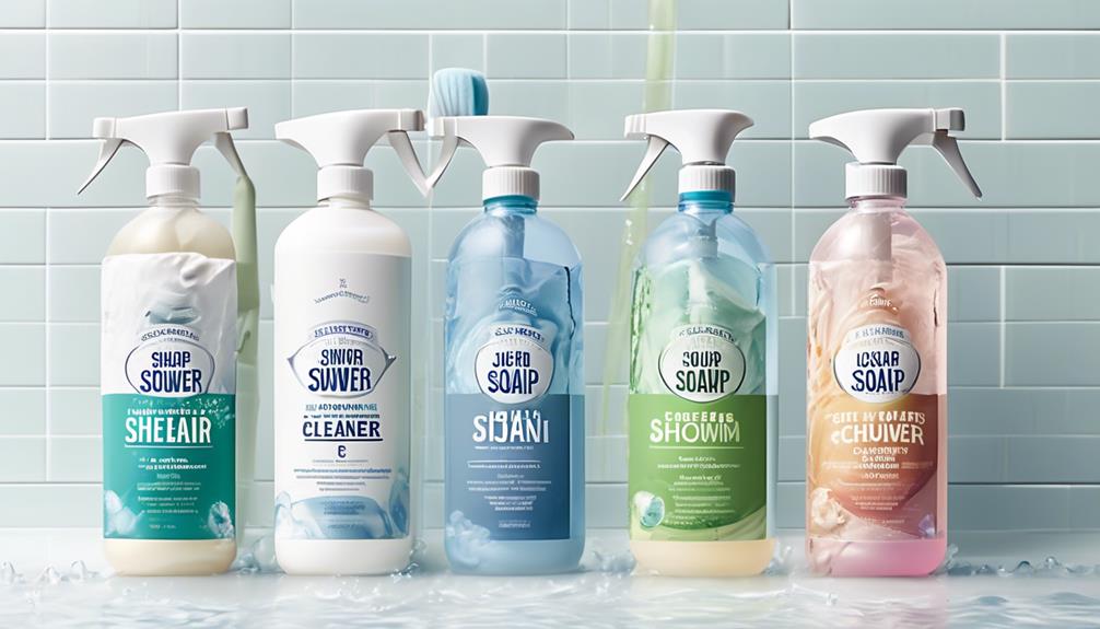 shower cleaner for soap