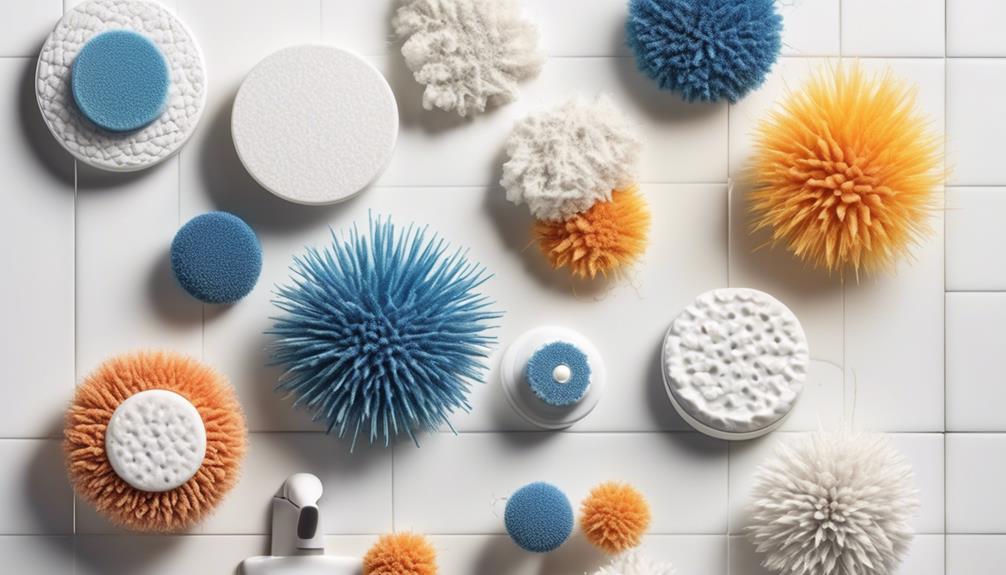 shower scrubber selection guide