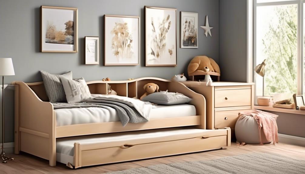 space saving and comfortable trundle beds