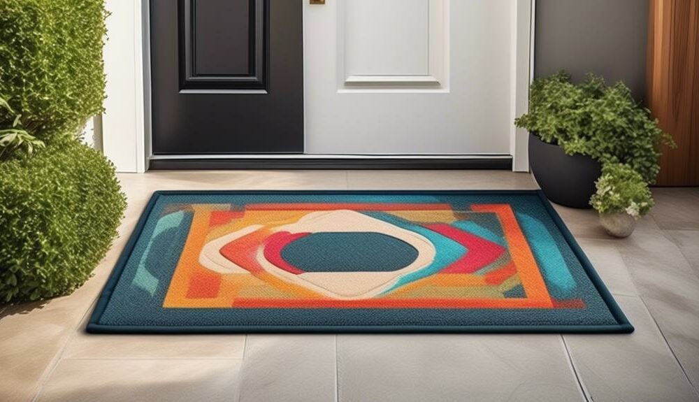 stylish and clean entryway mats