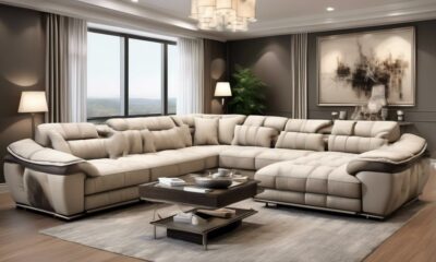 stylish and comfortable sectionals