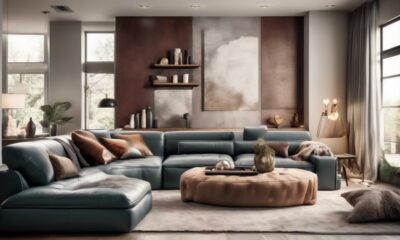 stylish and cozy couches