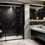 stylish and durable shower walls