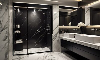 stylish and durable shower walls