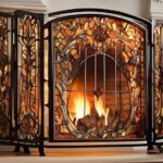 stylish and functional fireplace screens