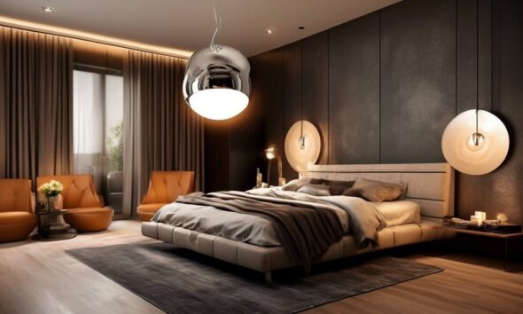 stylish bedroom lighting options