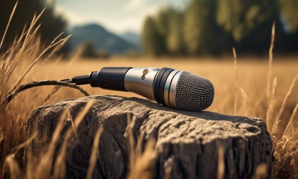 top field recording microphone