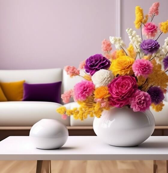 top rated faux flowers for decor