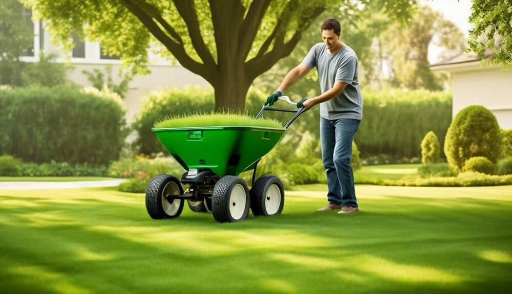 top rated fertilizer spreaders for lawns