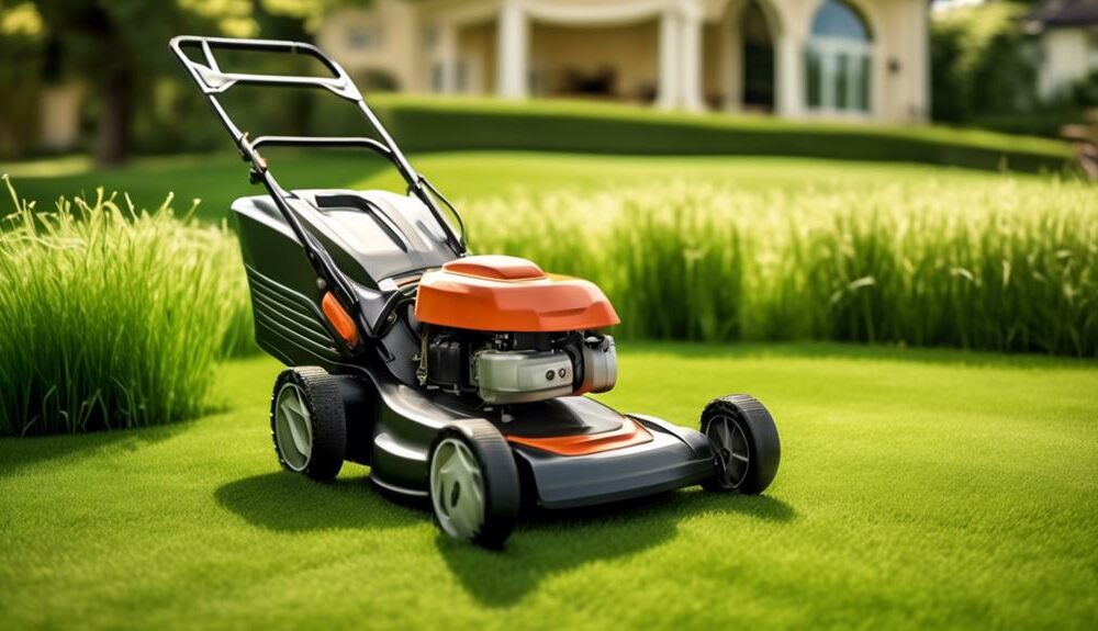 top rated gas lawn mowers