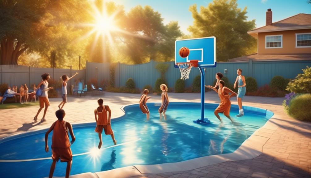 top rated pool basketball hoops