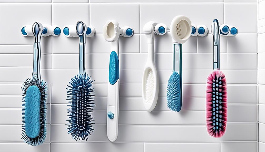 top rated shower scrub brushes