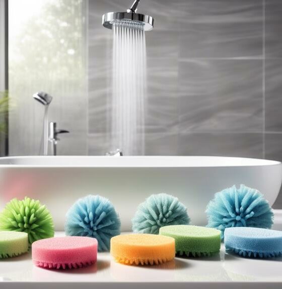 top rated shower scrubber options