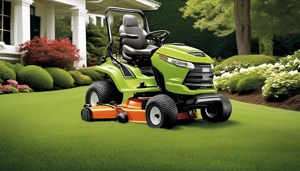 top small riding mowers