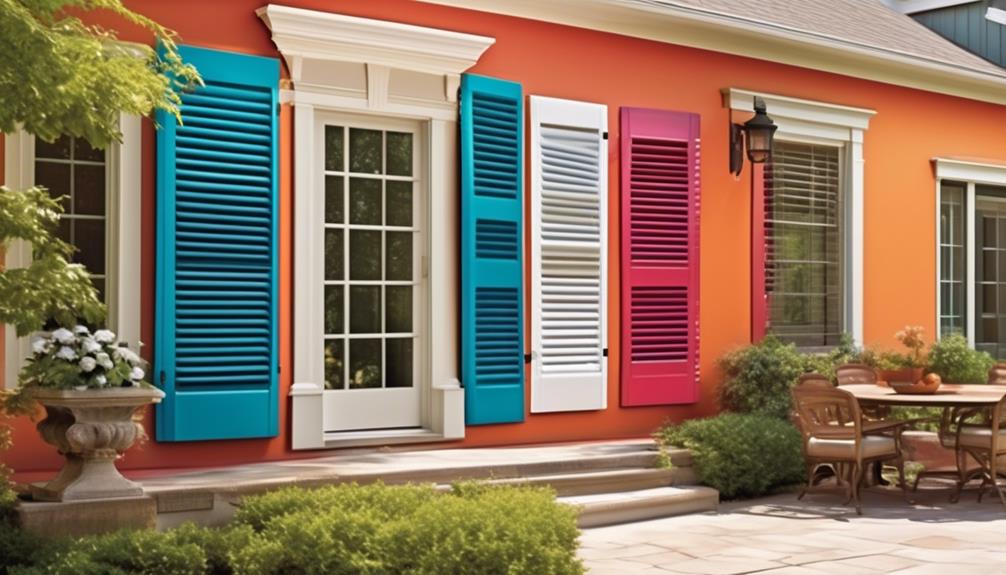 transform your exterior with vinyl shutter paints