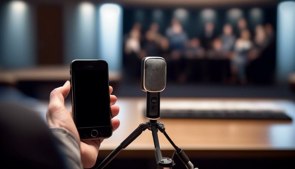 using iphone as audio recorder
