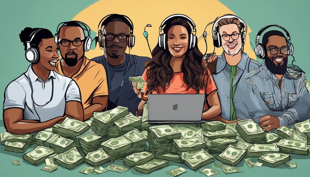 podcasters earnings and success