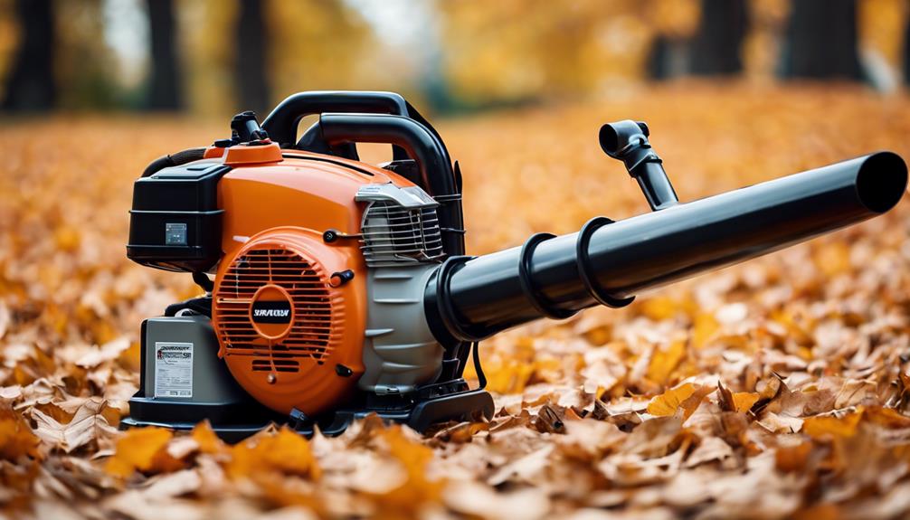 backpack leaf blower features