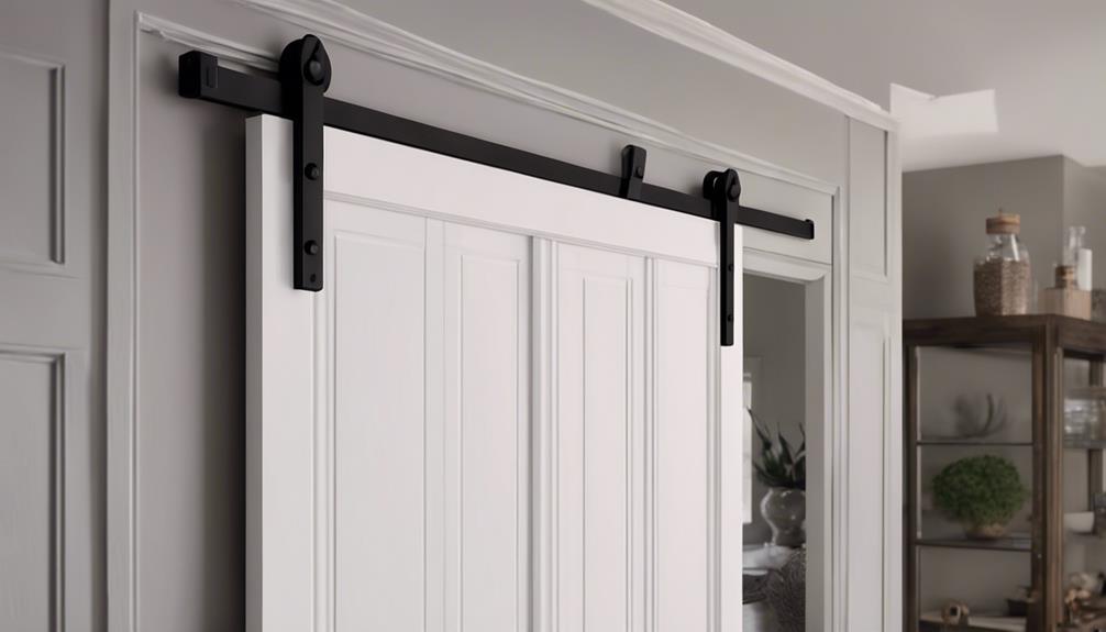 barn door hardware selection