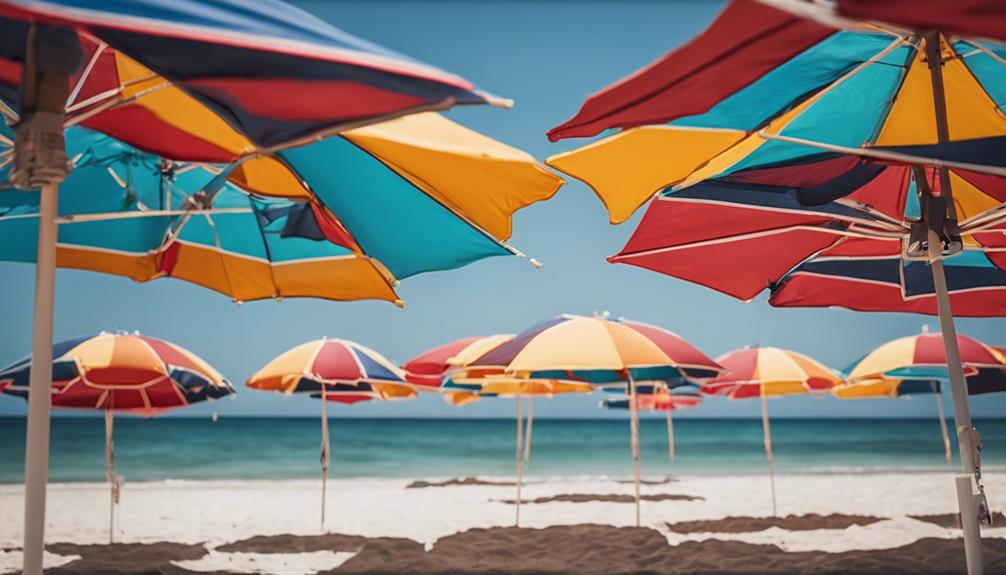 beach umbrella wind resistance
