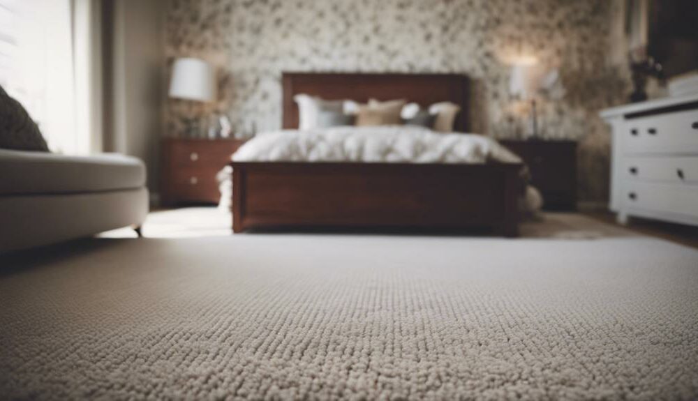 bedroom flooring style and comfort