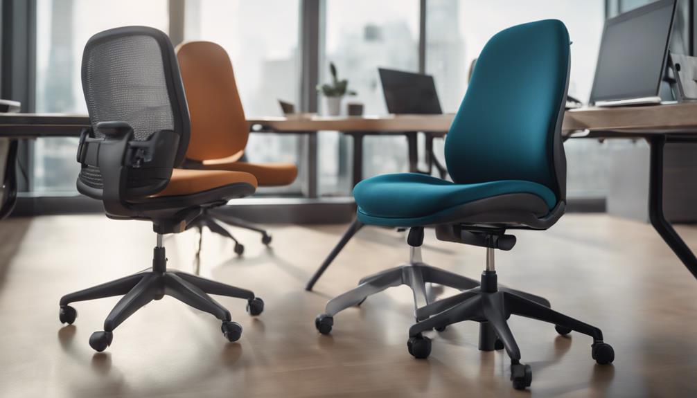 choosing an armless office chair