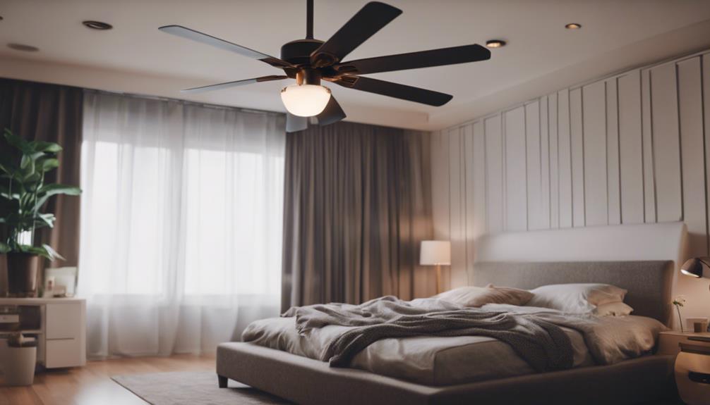 choosing bedroom ceiling fan