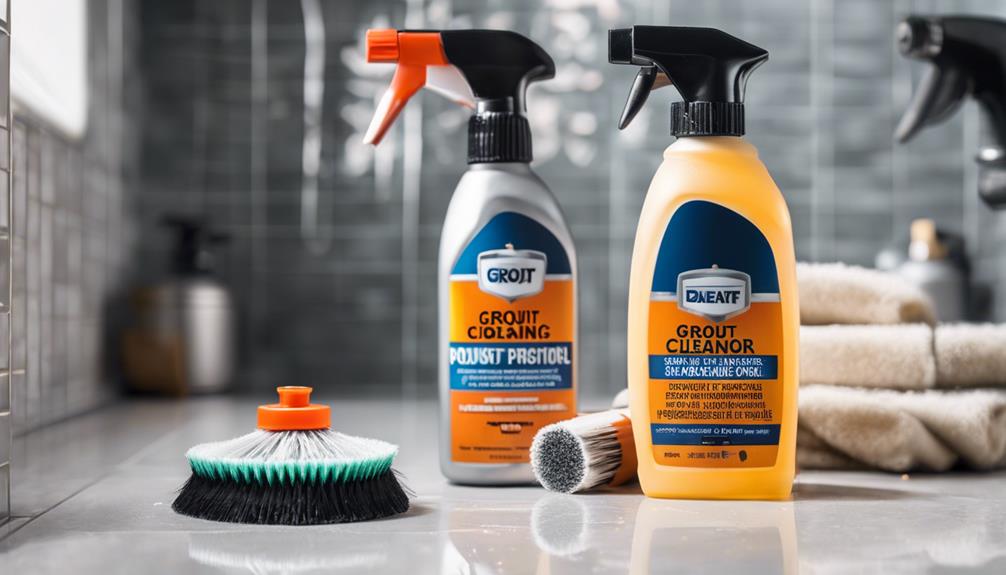choosing grout cleaning products