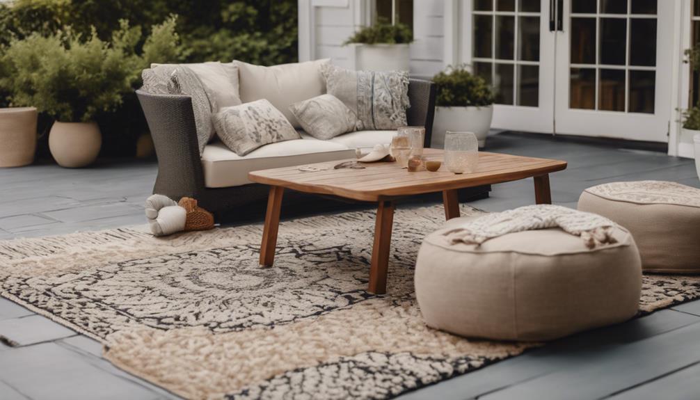 choosing indoor outdoor rugs