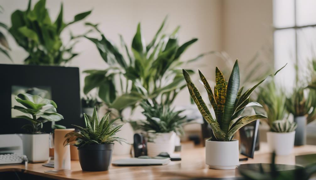 choosing office plants wisely